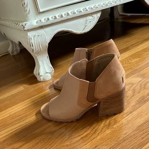 Sorel Open Toe Booties
